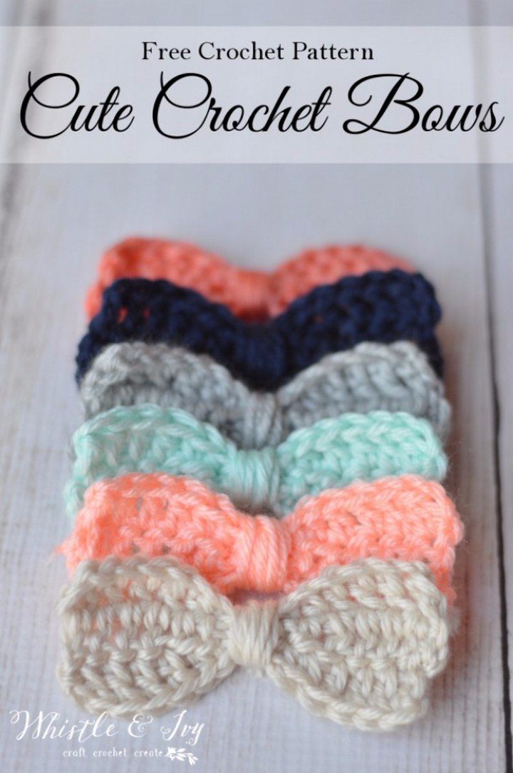 Cute Crochet Bows