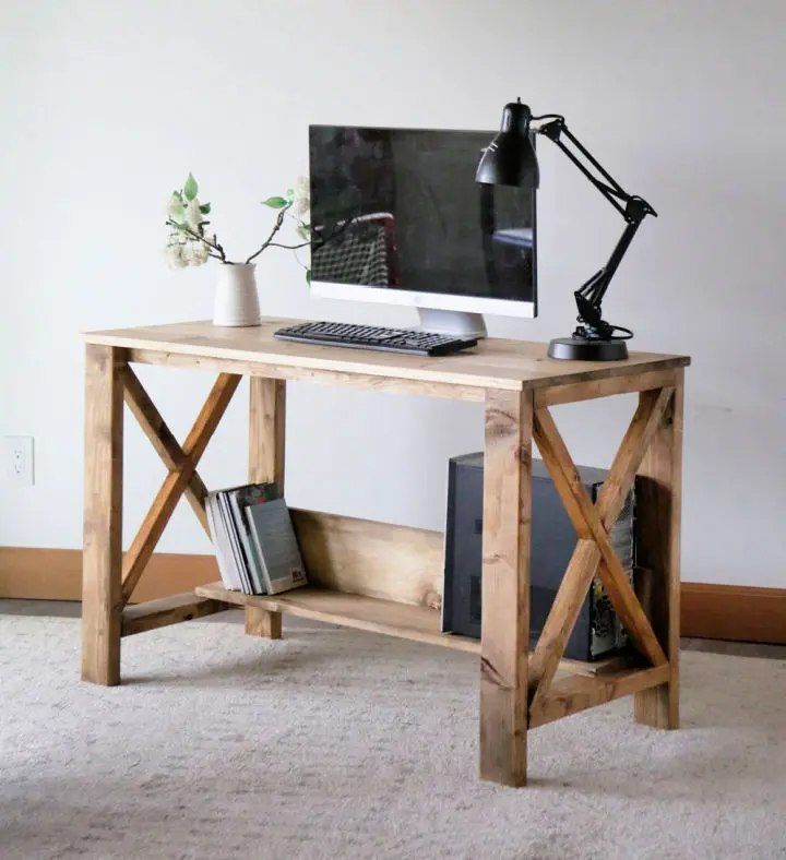 DIY Farmhouse Desk For 50
