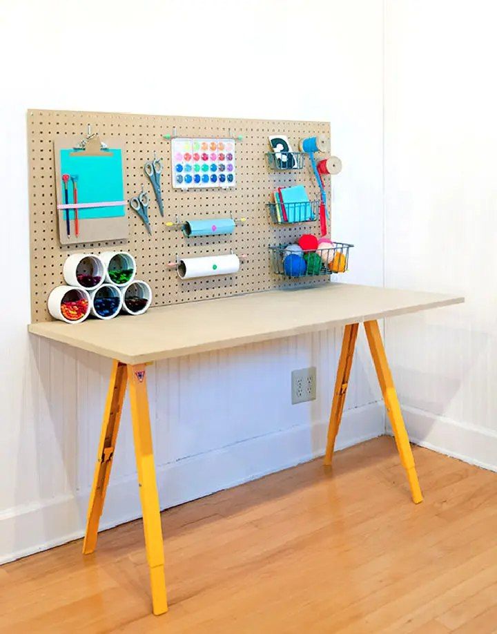 DIY Kids Craft Desk for Under 50
