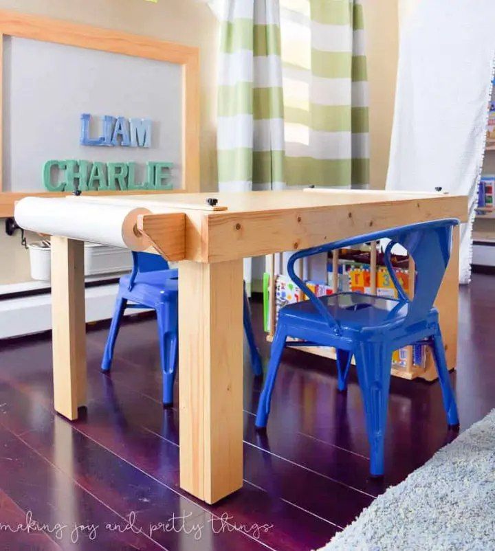 DIY Kids Craft Table