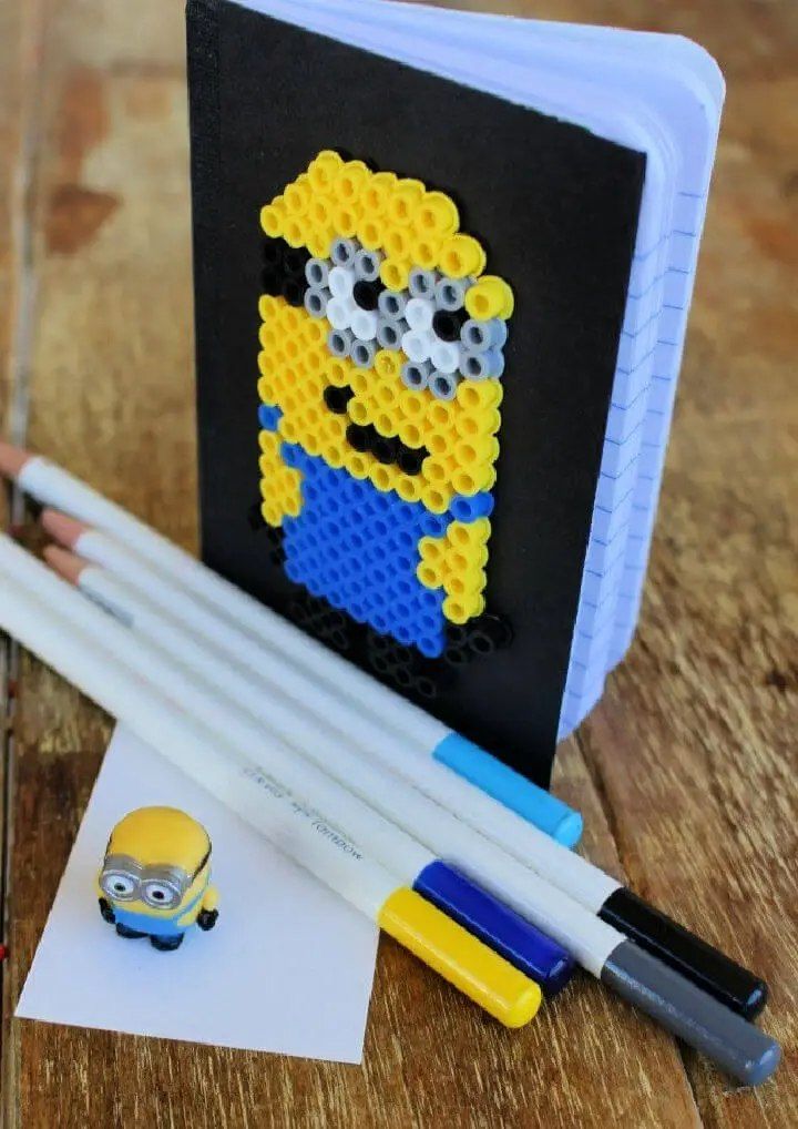 DIY Minion Perler Bead