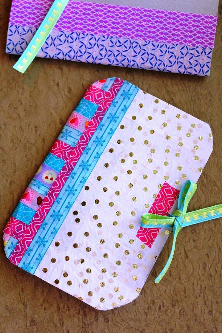 DIY Notebook With Recycled Cereal Box