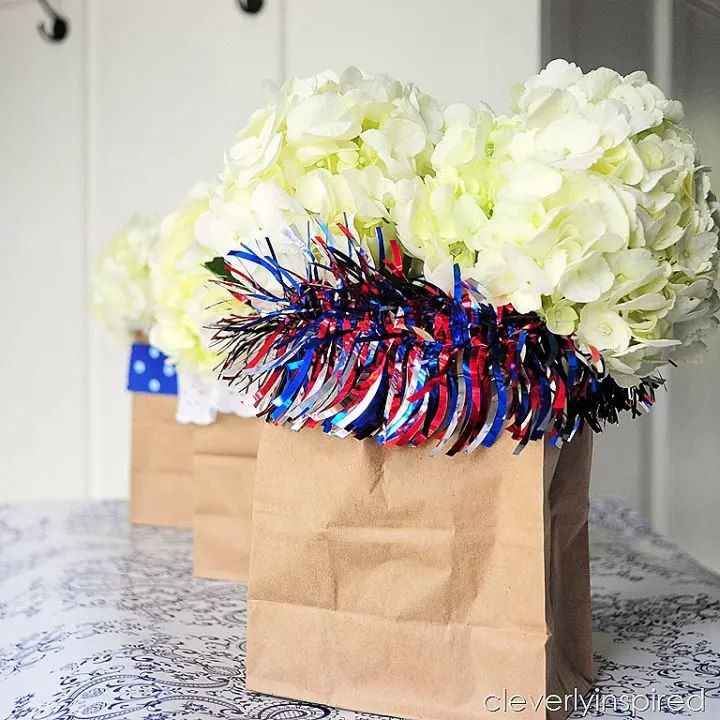 DIY Paper Bag Vase