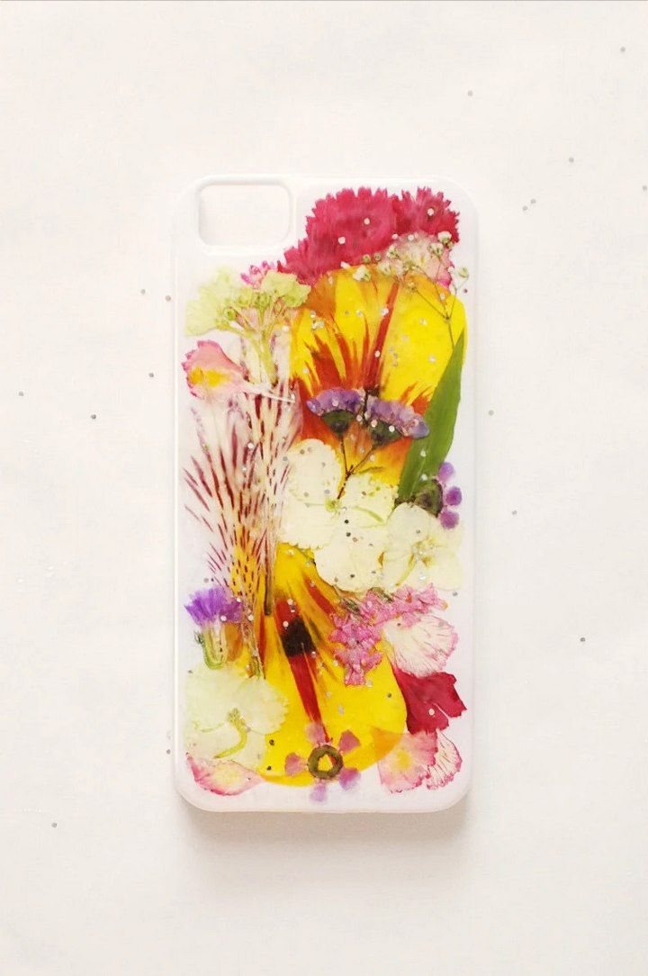 DIY Pressed Flower iPhone Case