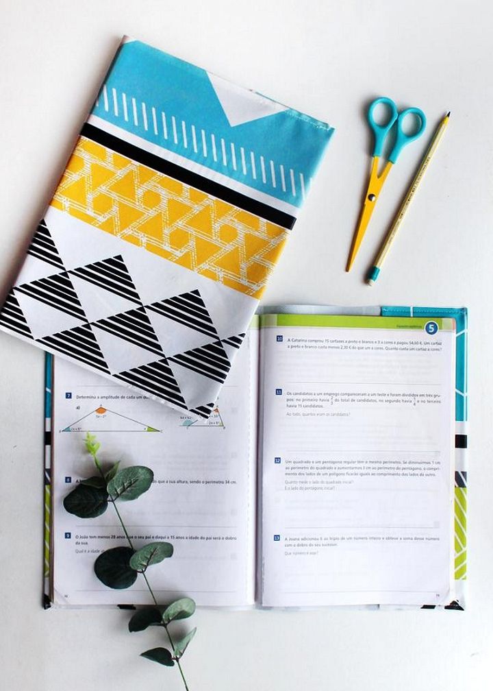 DIY Textbook and Notebook Covers for Back to School