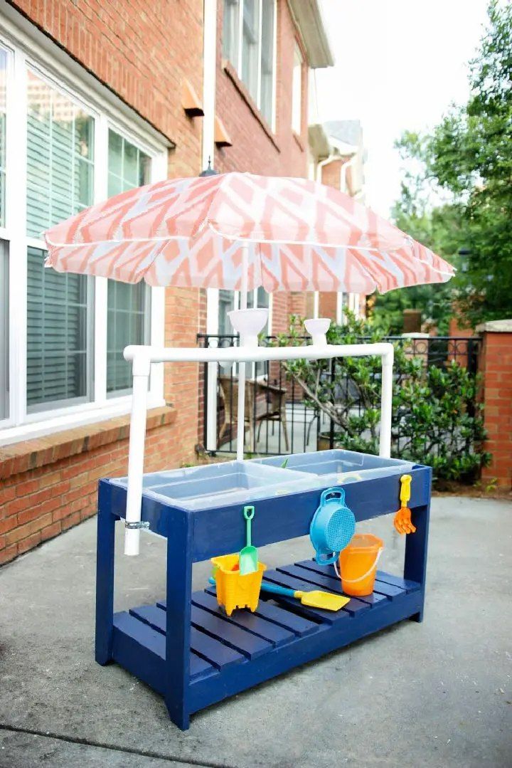 Deluxe Water Table from Scrap Wood