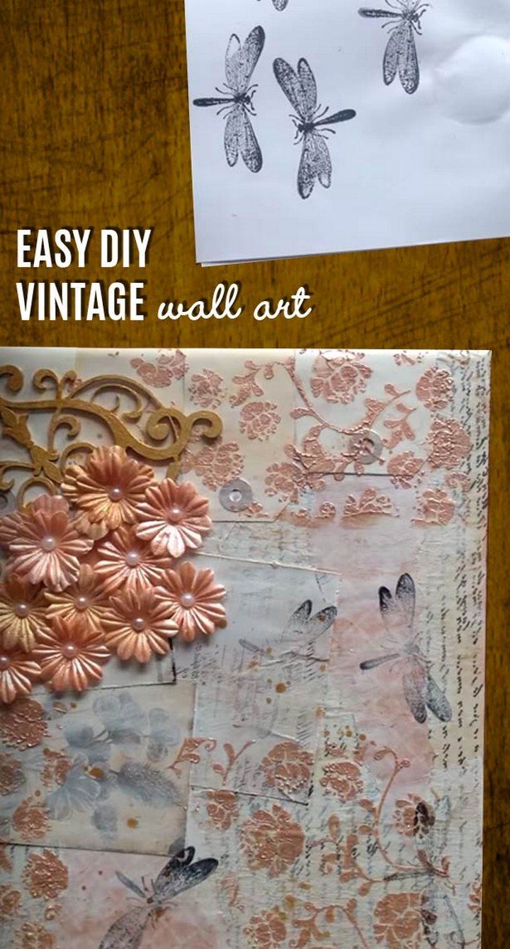 Easy DIY Vintage Wall Art
