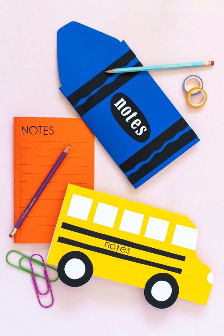 Easy Paper Notebooks For Back to school