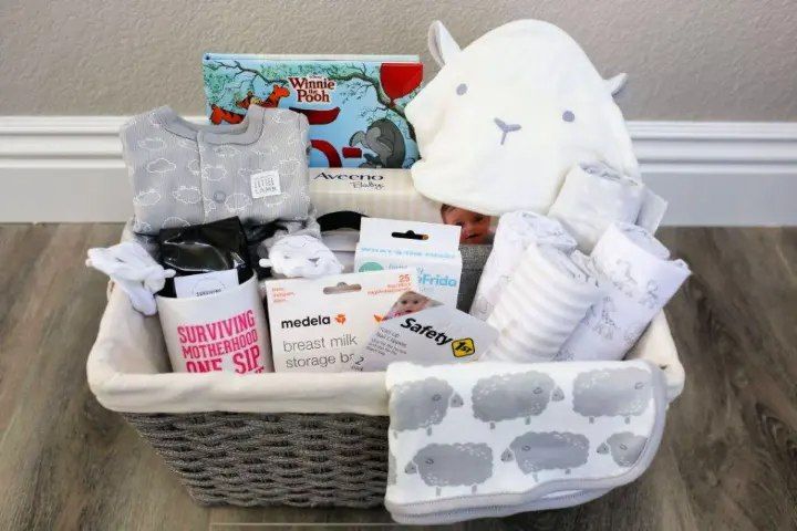 Gender Neutral Baby Shower Gift Basket