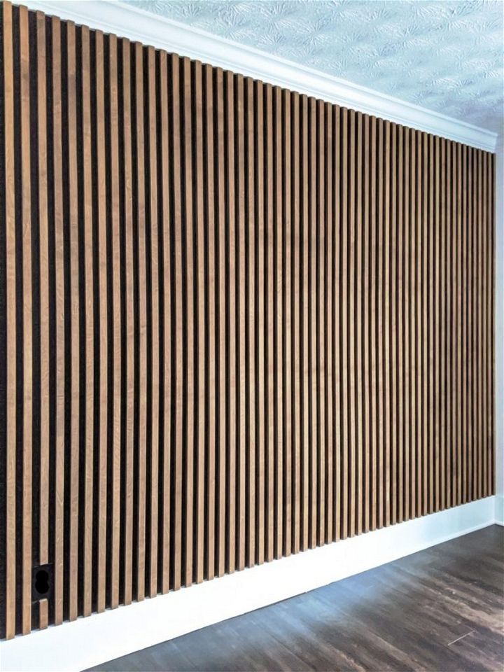How To Make An Affordable Wood Slat Wall