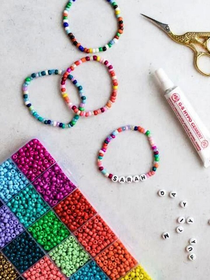 How to Make Stretchy Beaded Bracelets with Elastic Cord