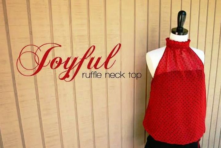 Joyful Ruffle Neck Top – Sewing Tutorial