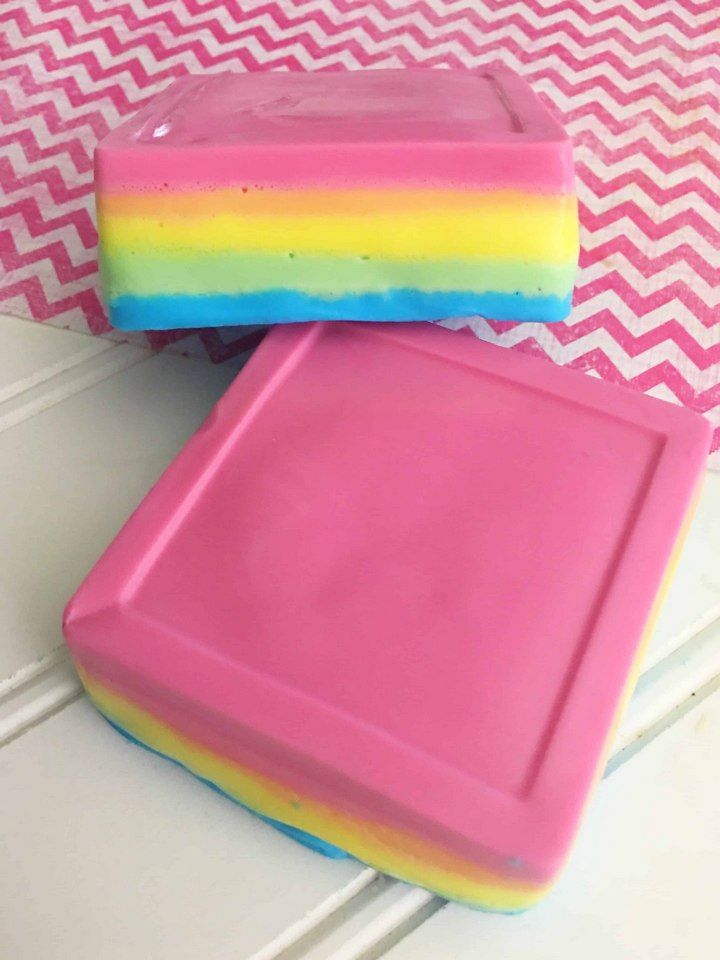 Make Your Own Rainbow Soap Lush Copycat