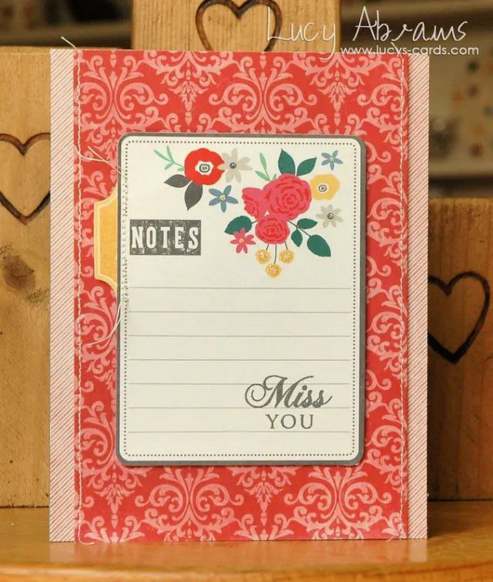 Making A Miss You Card