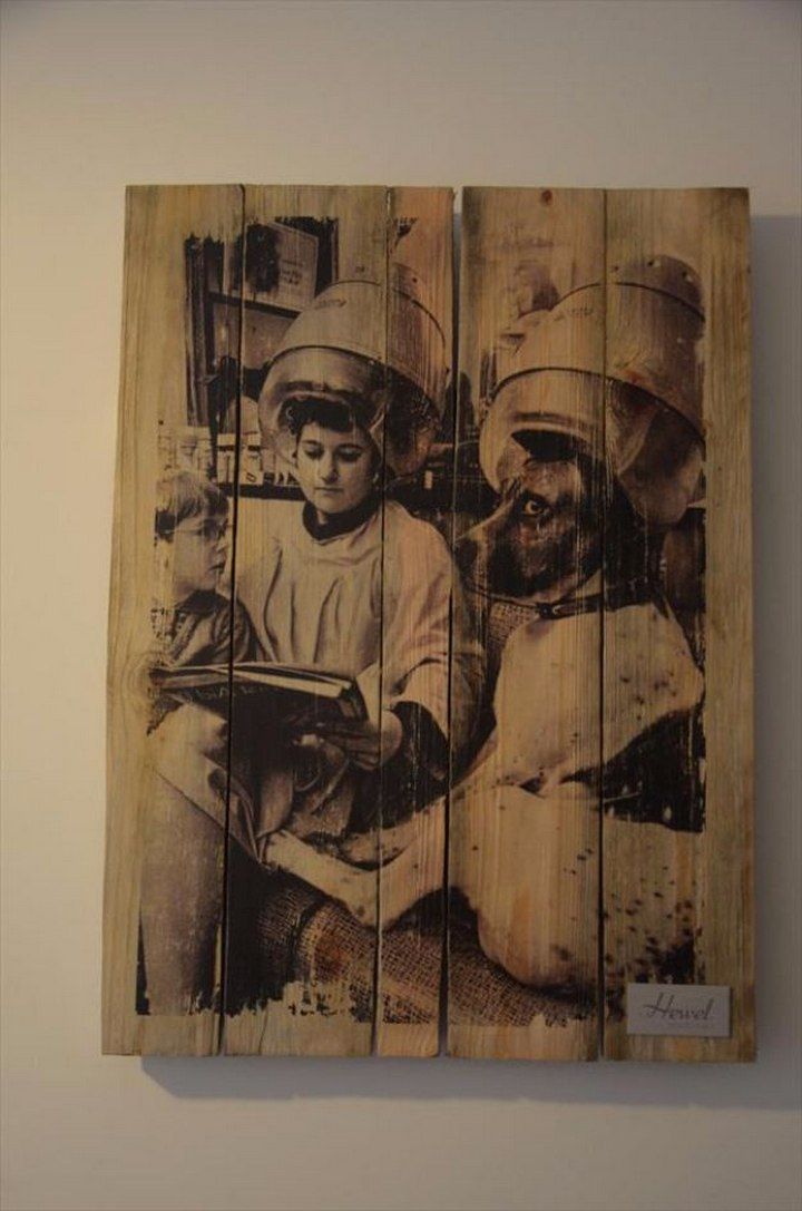 Pallet Vintage Picture Wall Art