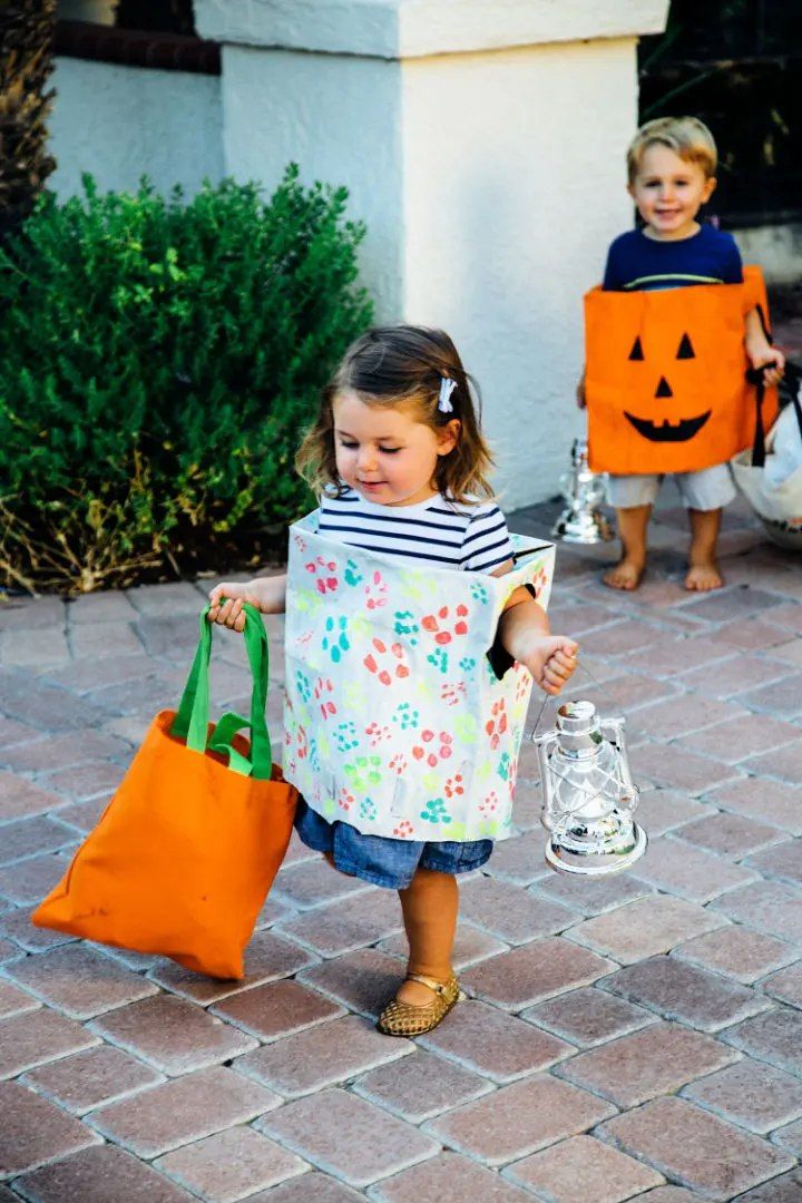 Paper Bag Halloween Costume
