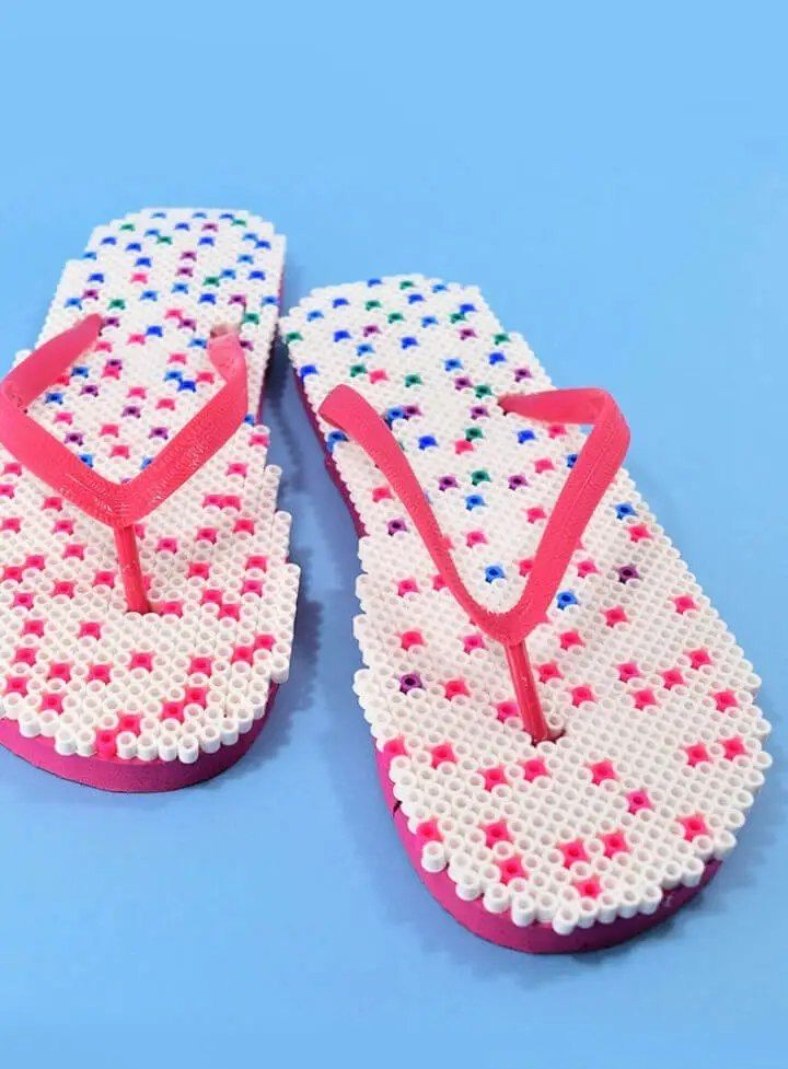 Perler Bead Flip Flops