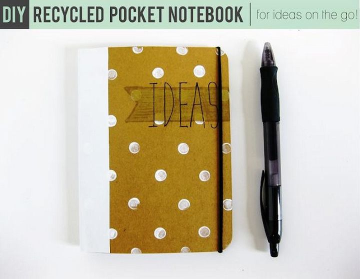 Recycled Pocket Notebook