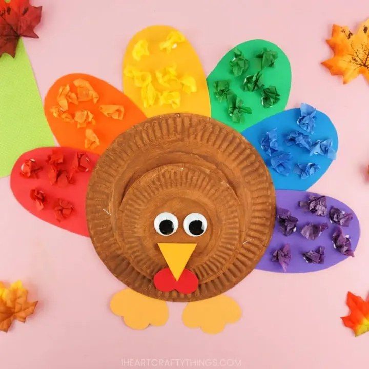 Thanksgiving Paper Plate Turkey