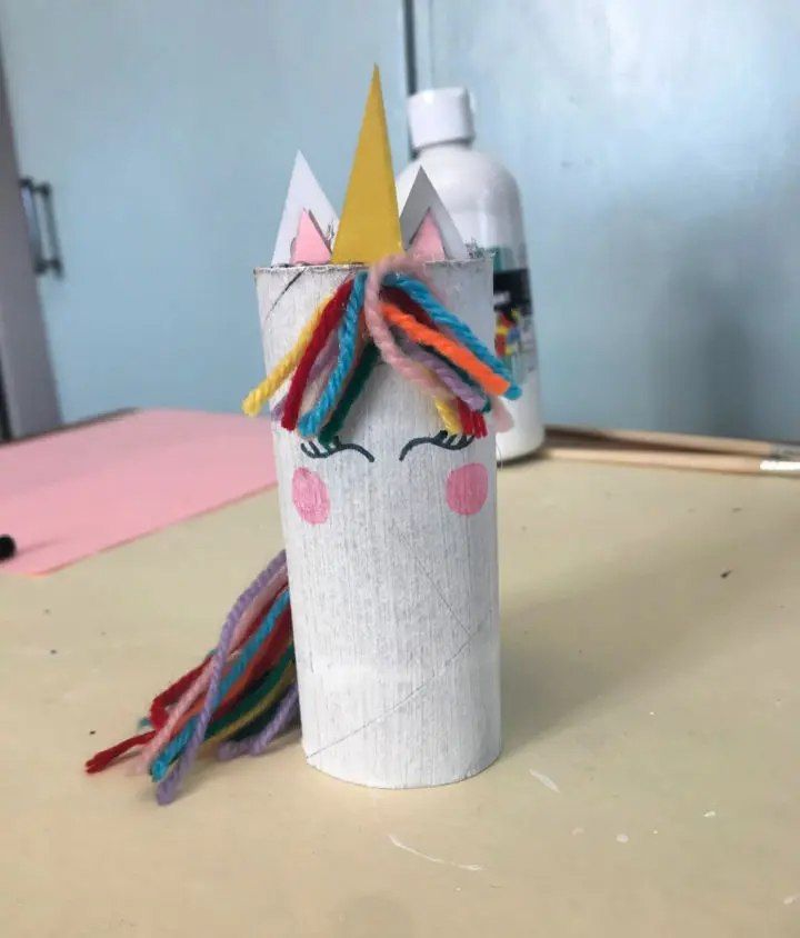 Toilet Paper Roll Unicorn Craft