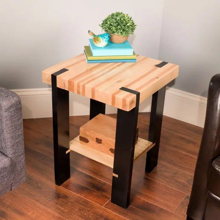 Wooden Pallet Side Table