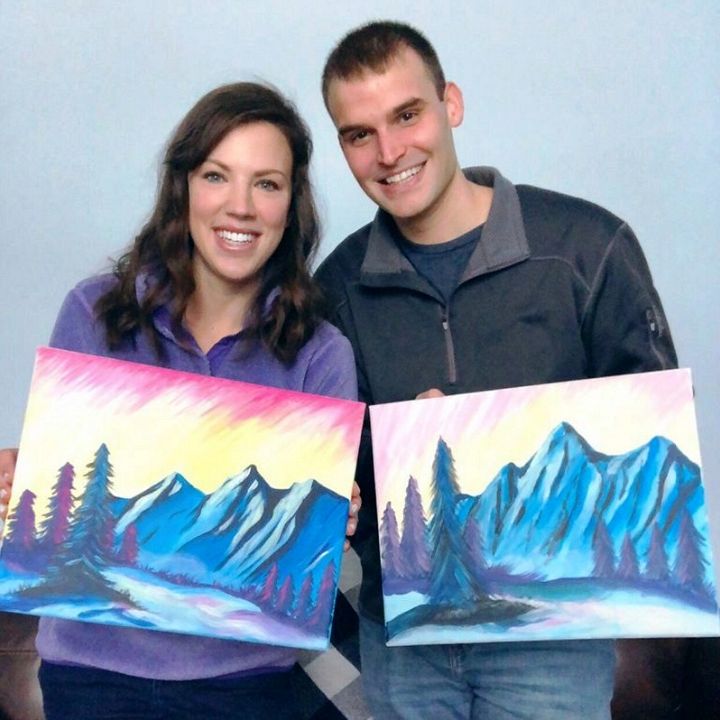 At Home Paint Night Date