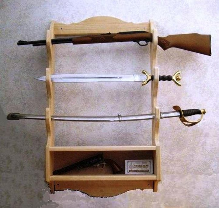 How To Make A Gun Rack