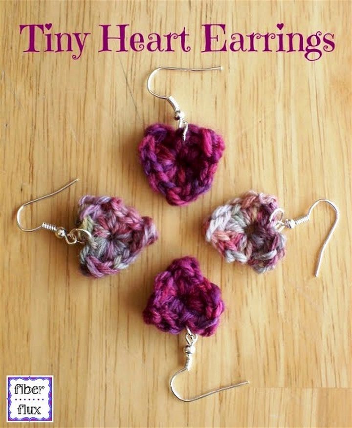 How To Make Tiny Heart Earrings