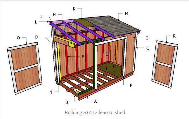 Lean To Shed Plans Easy Storage