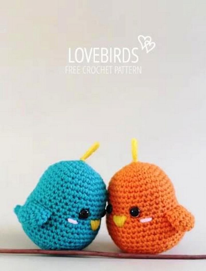 Lovebirds – Free Crochet Amigurumi Pattern