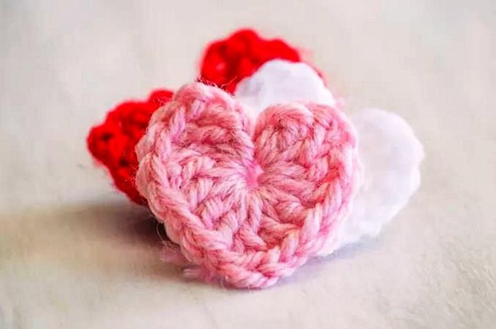 Perfect Crocheted Hearts
