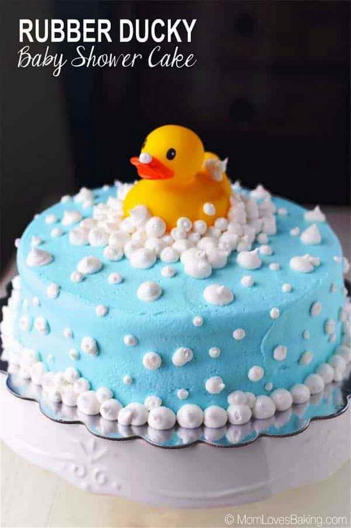Rubber Ducky Baby Shower Cake