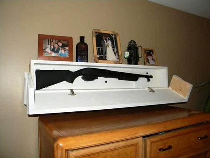 Secret Floating Shelf Gun Safe