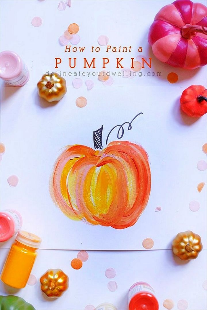 Tips To Draw And Paint A Colorful Pumpkin