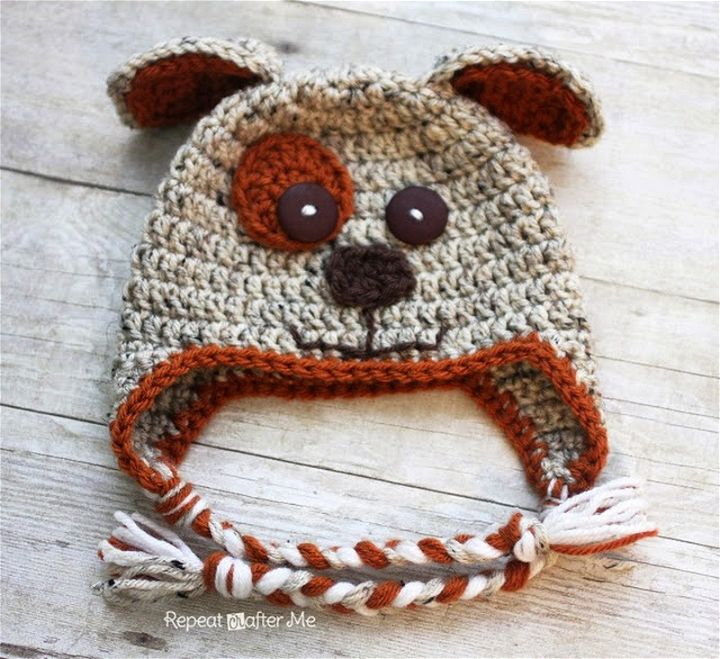 crochet puppy hat pattern