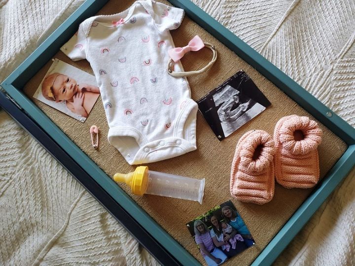 Capture Memories With This DIY Newborn Shadow Box