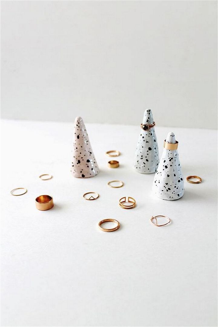 DIY Faux Ceramic Ring Cones