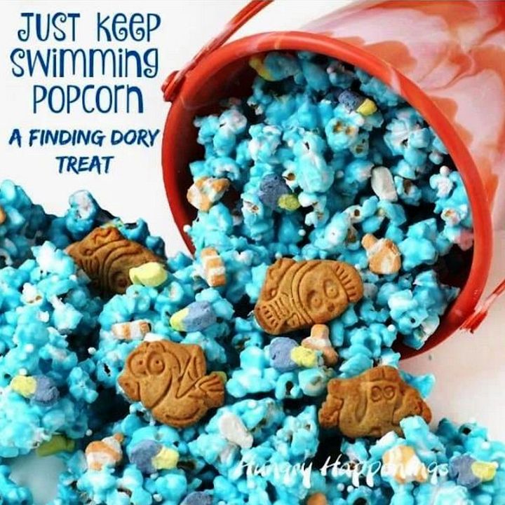 Finding Dory Treats – Just Keep Swimming Popcorn