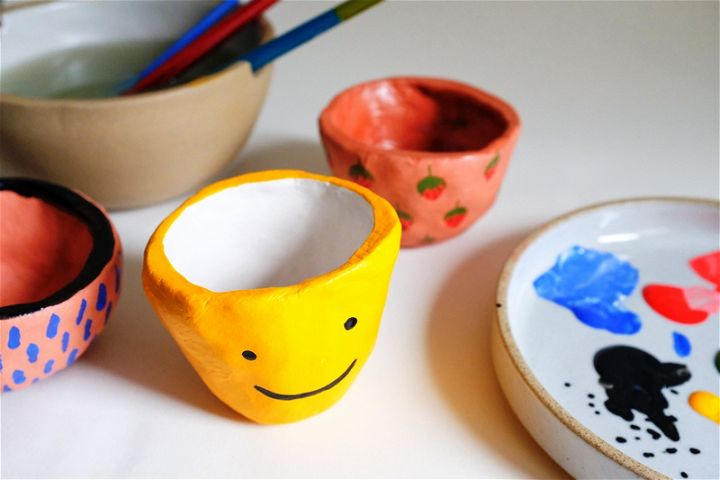 Hand Painted Pinch Pot Planters