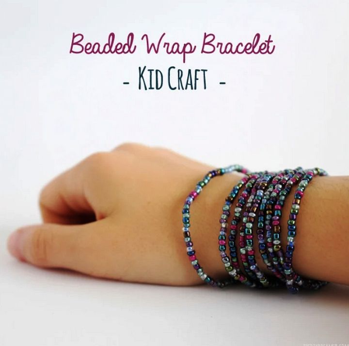Heishi Beaded Wrap Bracelet Tutorial – Kid Craft