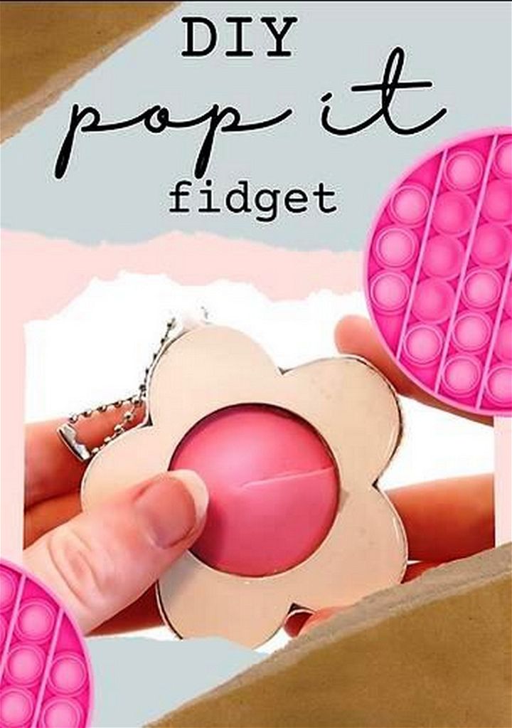 How to make a DIY Pop It Fidget Toy