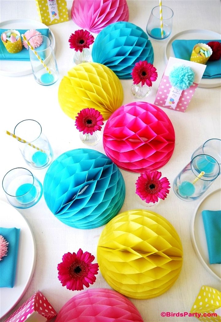 Mothers Day DIY Color Pop Tablescape