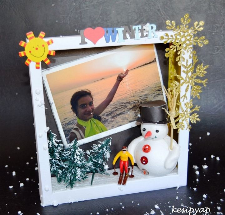 Winter Frame From Chocolate Box
