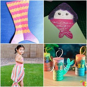 20 DIY Mermaid Crafts – Easy Kids Crafts