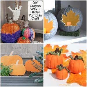 22 Easy Fun Pumpkin Crafts Ideas