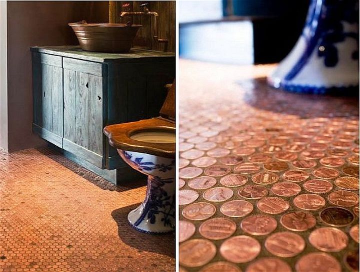How To Make Copper Penny Flooring In 9 Easy Steps