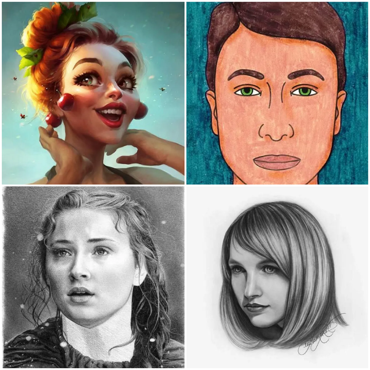 20 Easy Face Drawing Ideas How to Draw Faces Susie Harris