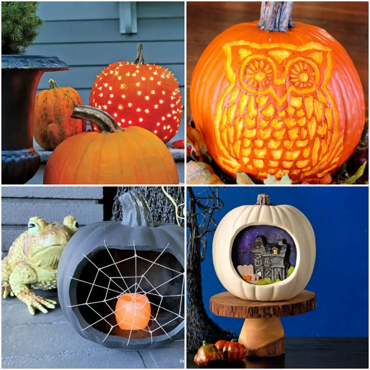 30 DIY Pumpkin Carving Ideas for A Scary Gourd Look