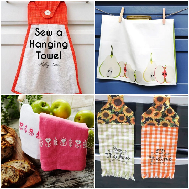 20 Easy Hanging Tea Towels Easier Designs Susie Harris