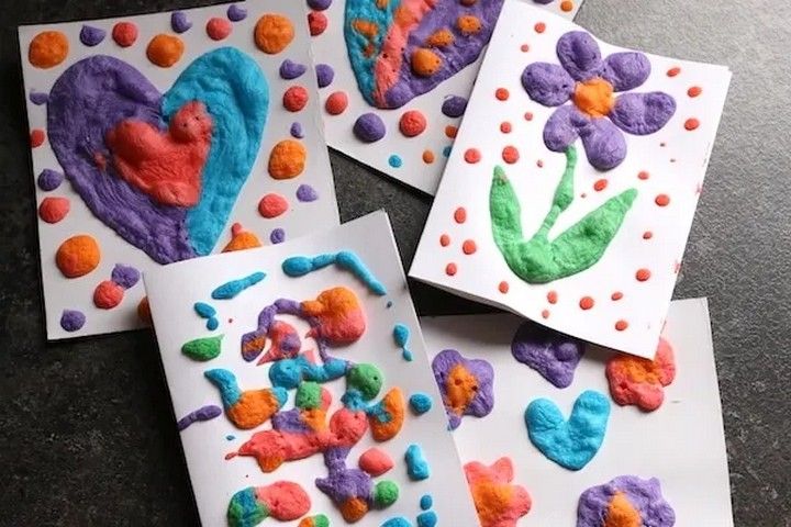 3 Ingredient Homemade Puffy Paint